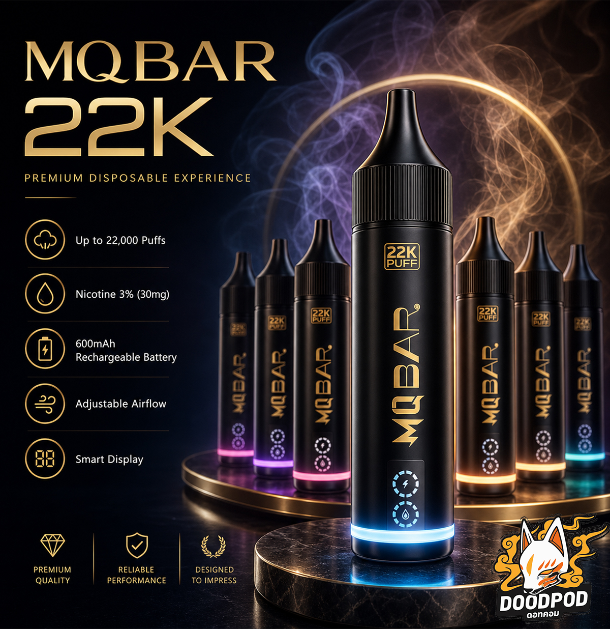MQ BAR 22000 PUFFS