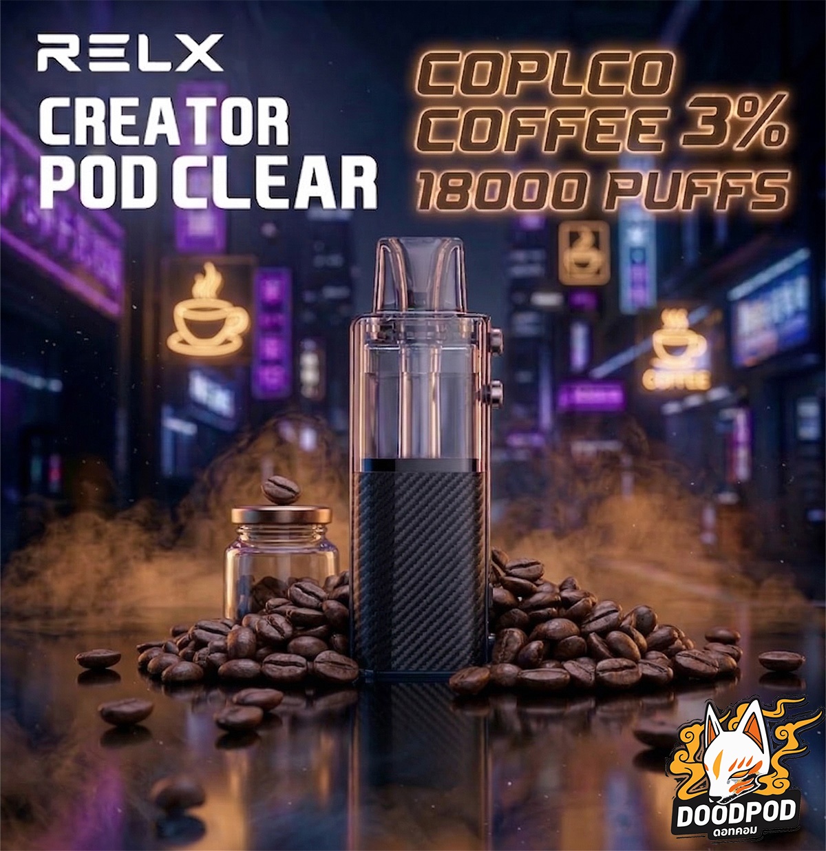 หัว Relx Creator Pod Clear 18K