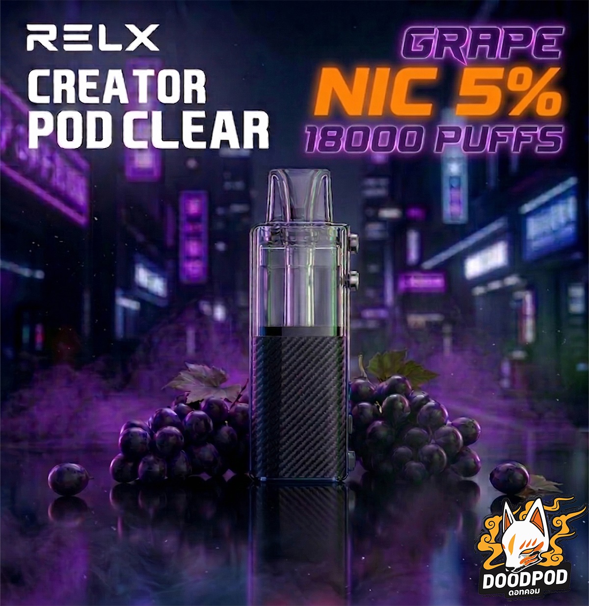 หัว Relx Creator Pod Clear 18K