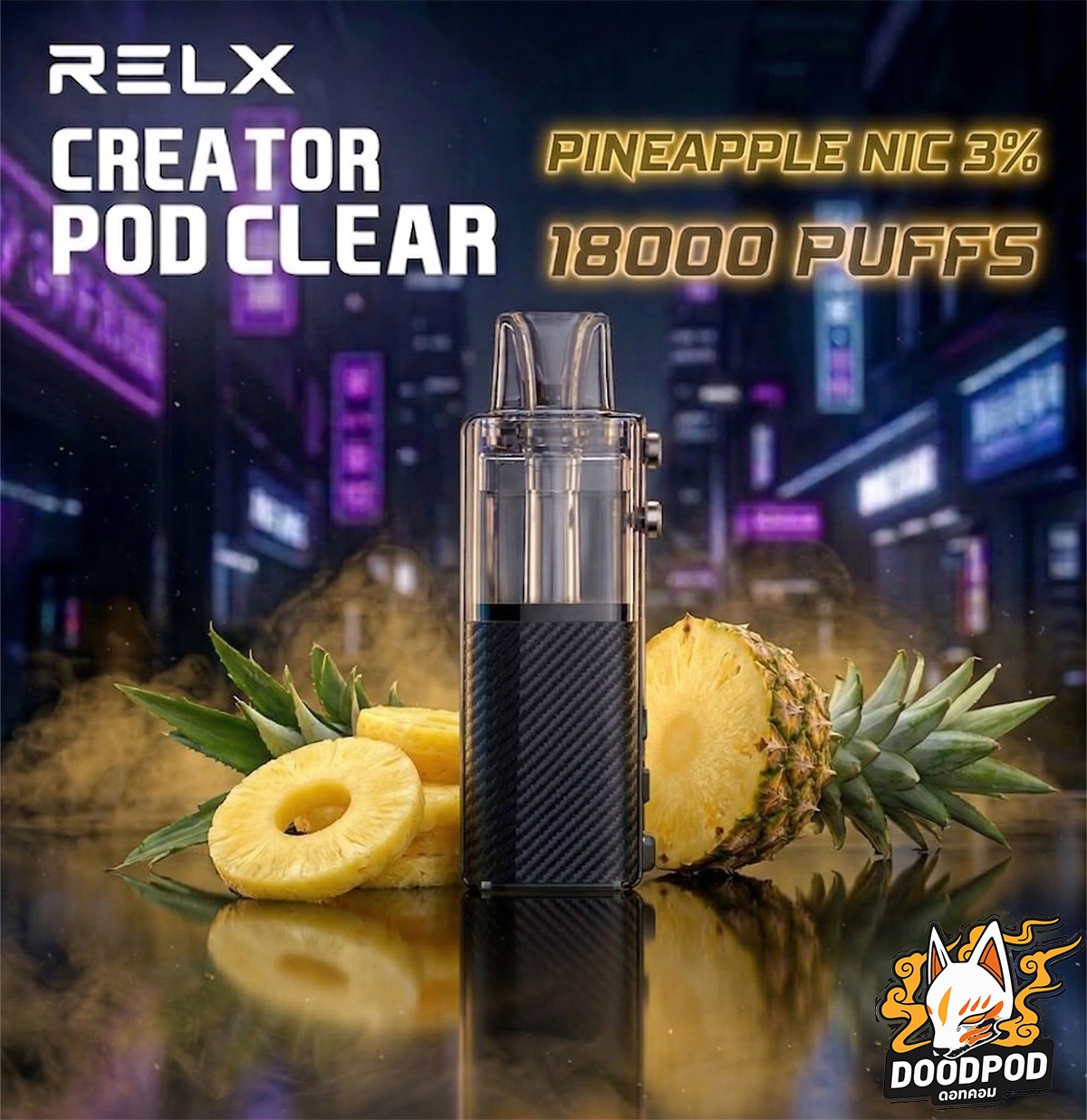 หัว Relx Creator Pod Clear 18K