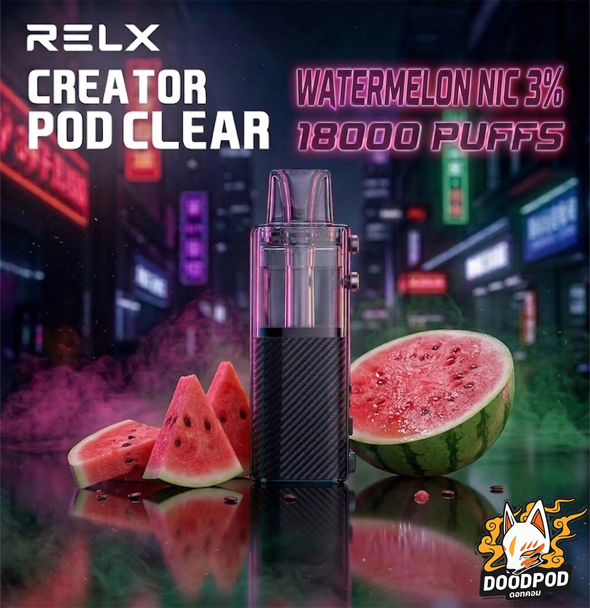 หัว Relx Creator Pod Clear 18K