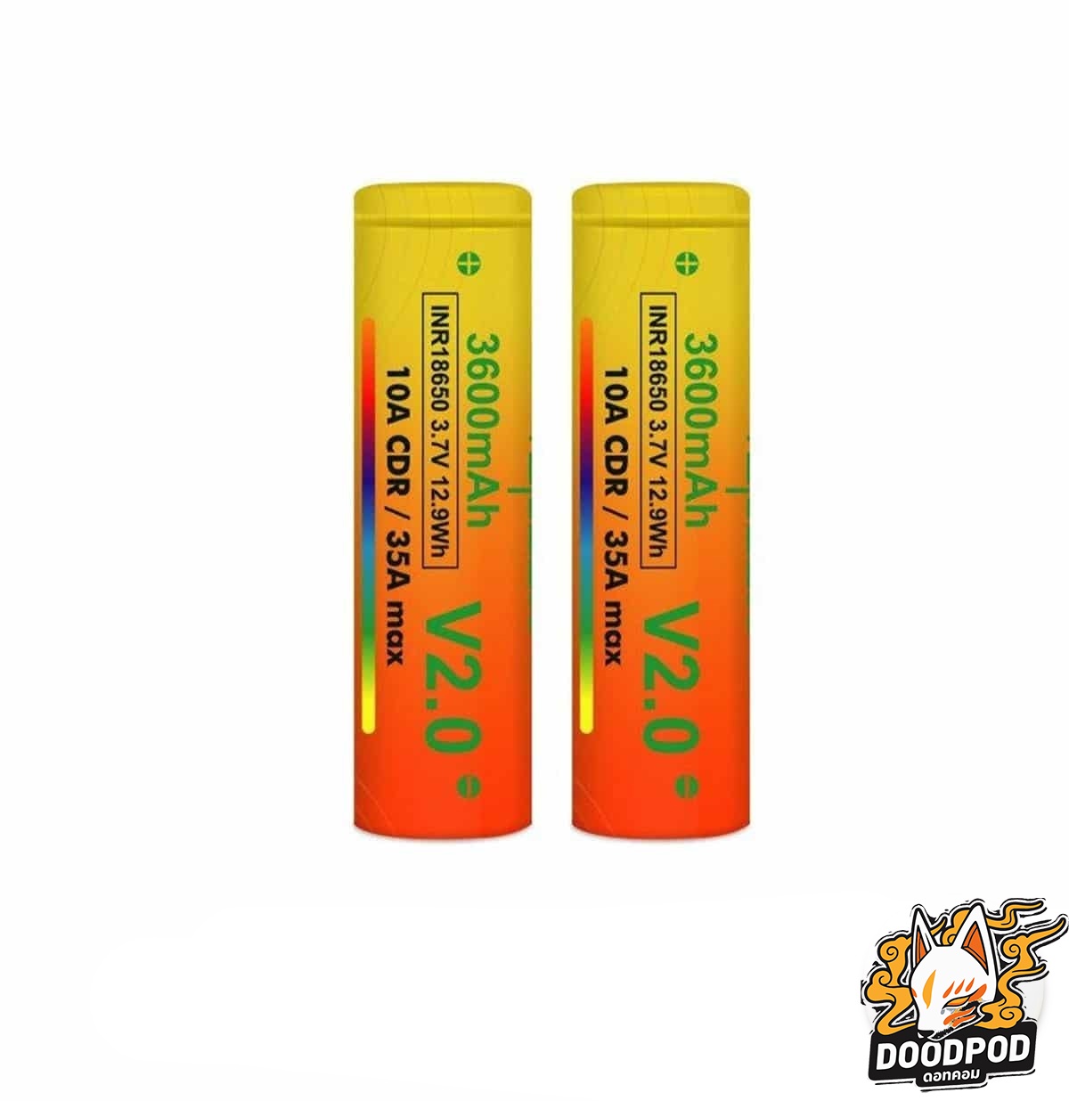 ถ่านทอง New Version Vapcell 18650