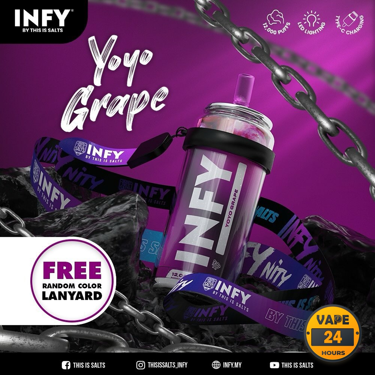 INFY 12K 12000 Puffs