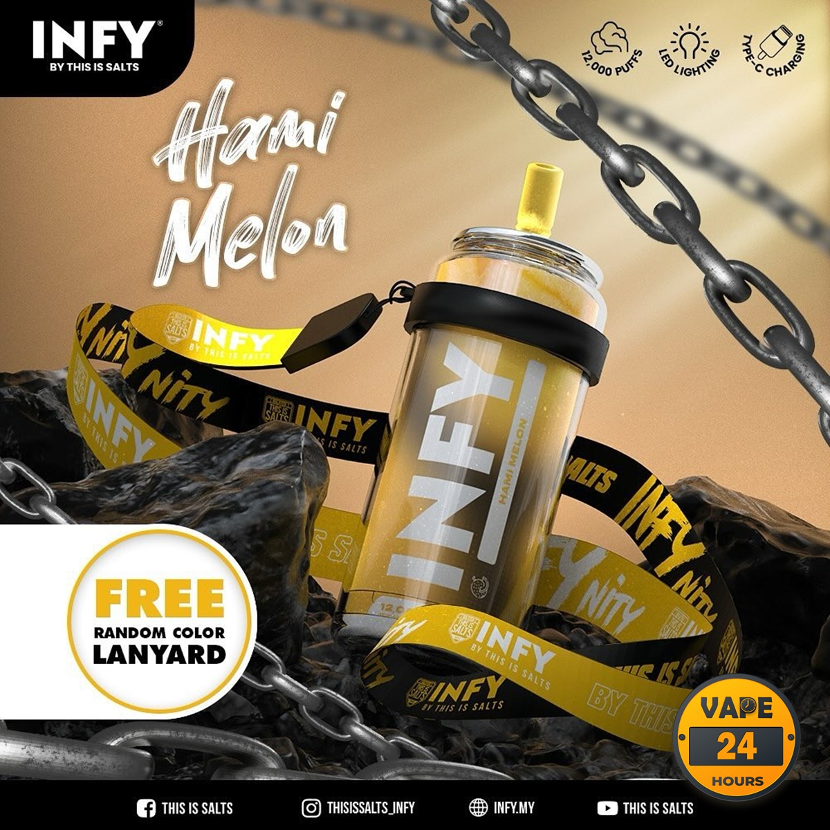 INFY 12K 12000 Puffs