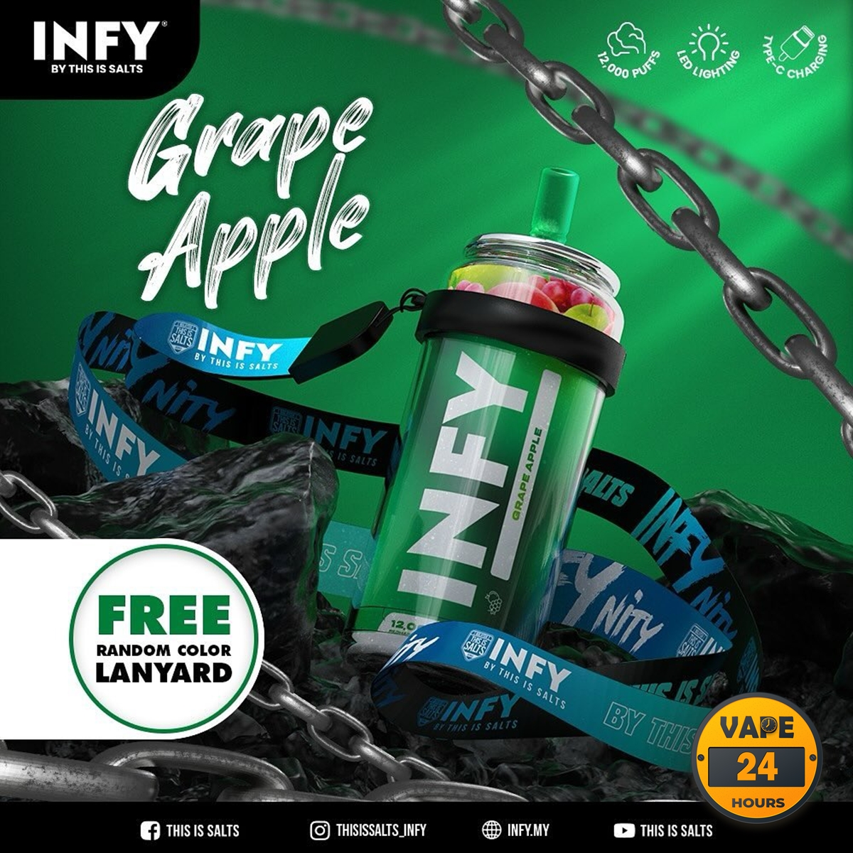 INFY 12K 12000 Puffs