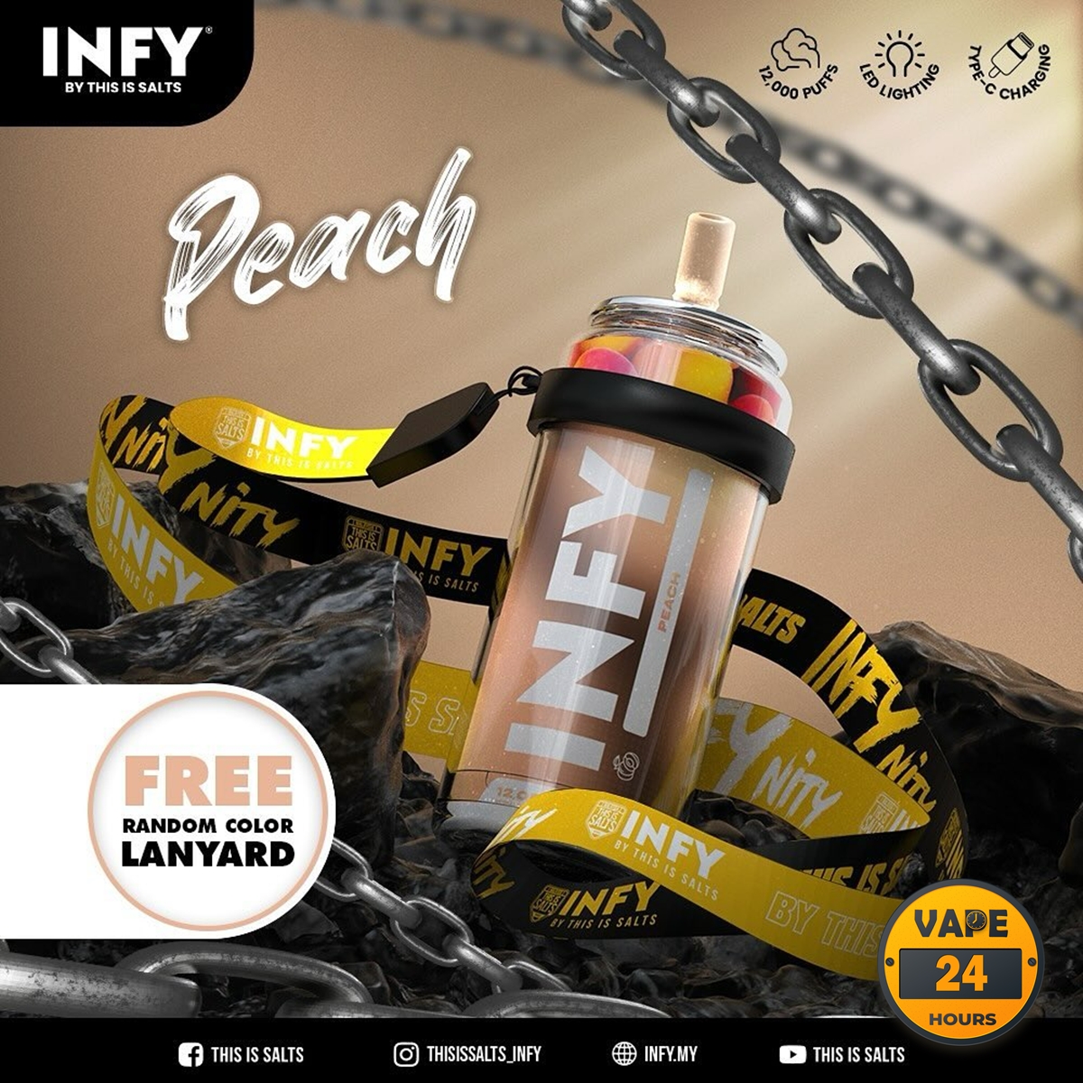 INFY 12K 12000 Puffs