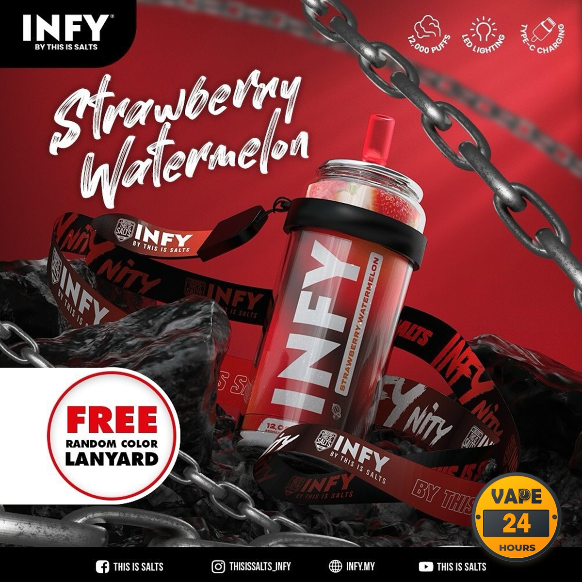 INFY 12K 12000 Puffs