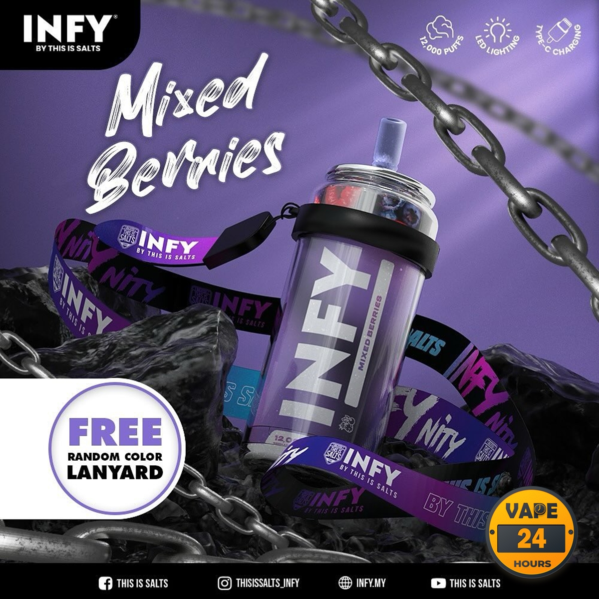 INFY 12K 12000 Puffs