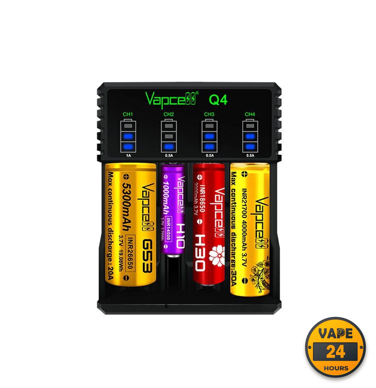 Q4 เครื่องชาร์จแบต Vapcell Q4 Charger