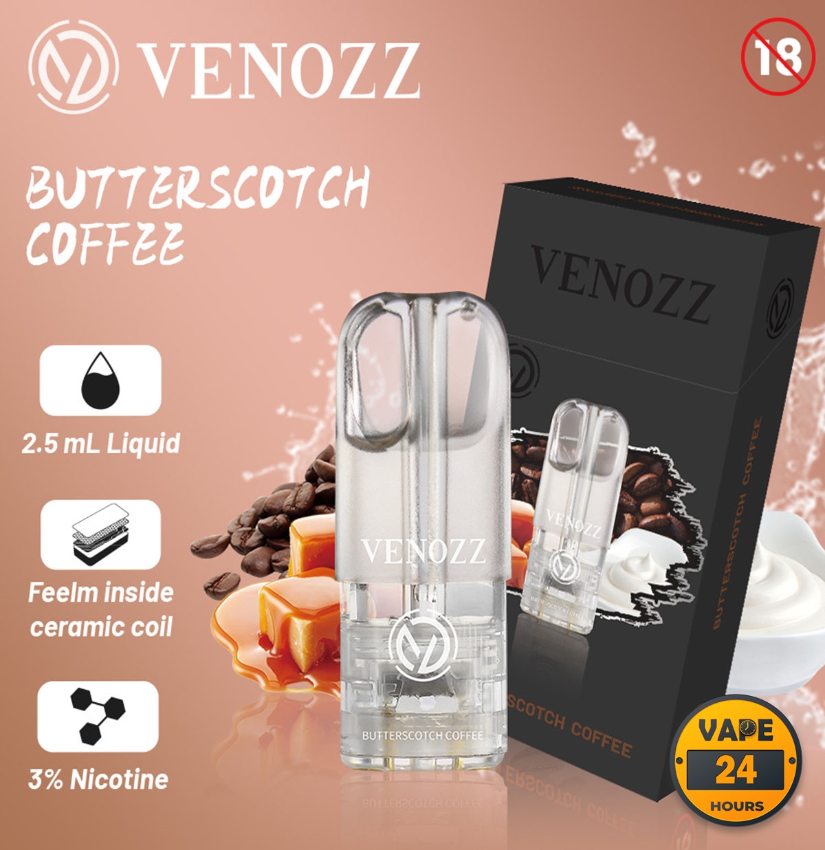 หัว Venozz Pod 2.5ML