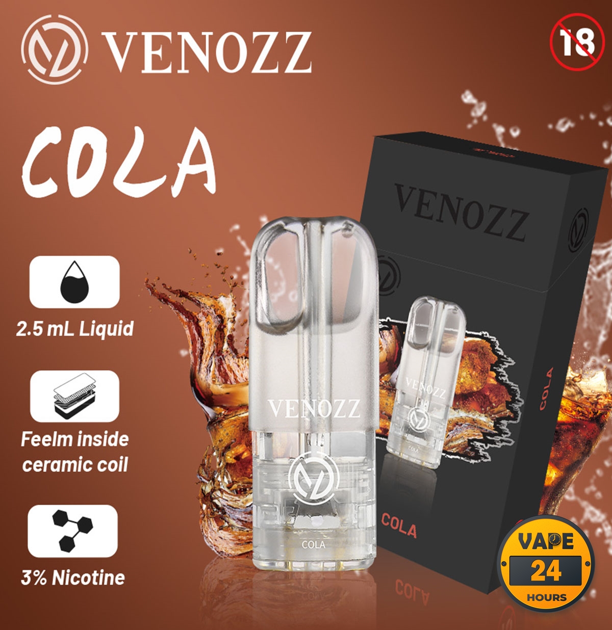 หัว Venozz Pod 2.5ML