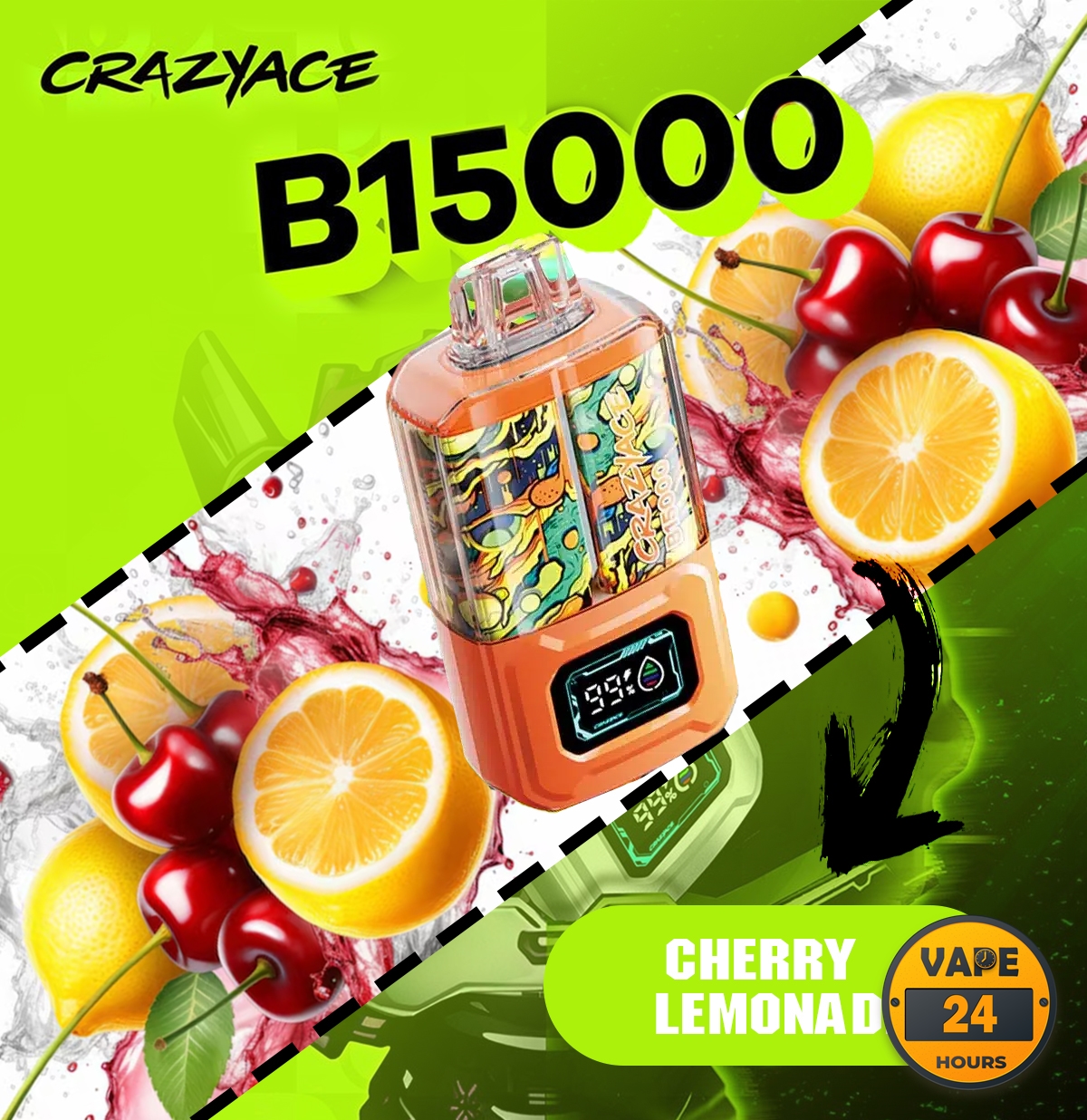 crazy ace b15000 15k
