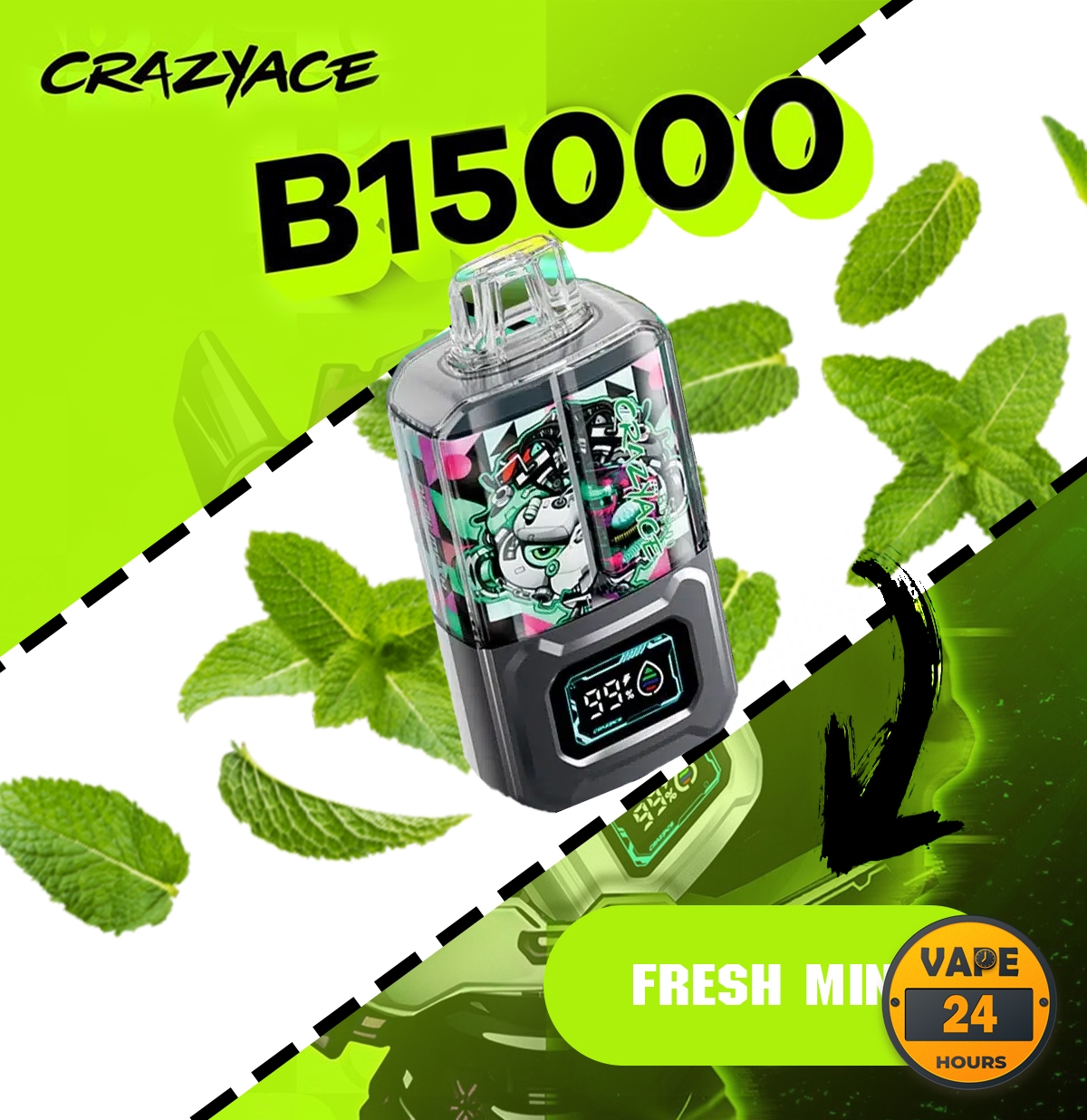 crazy ace b15000 15k