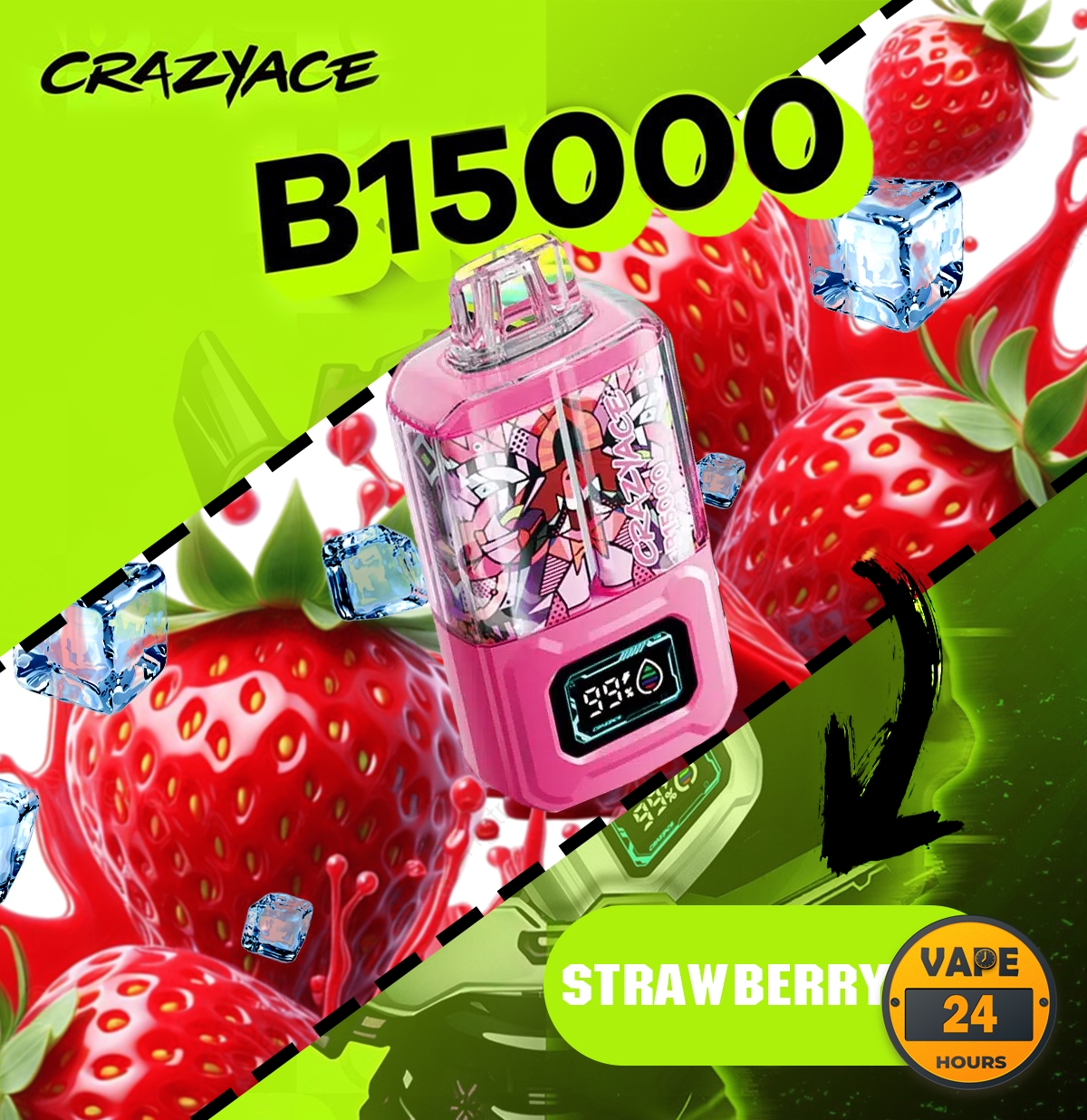 crazy ace b15000 15k