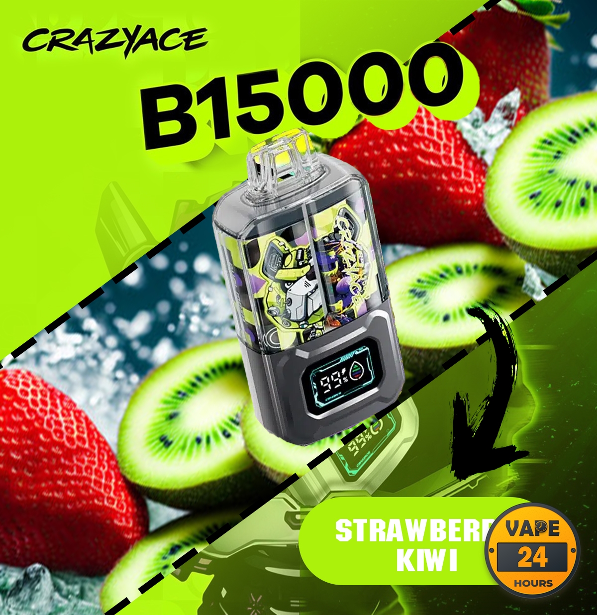 crazy ace b15000 15k