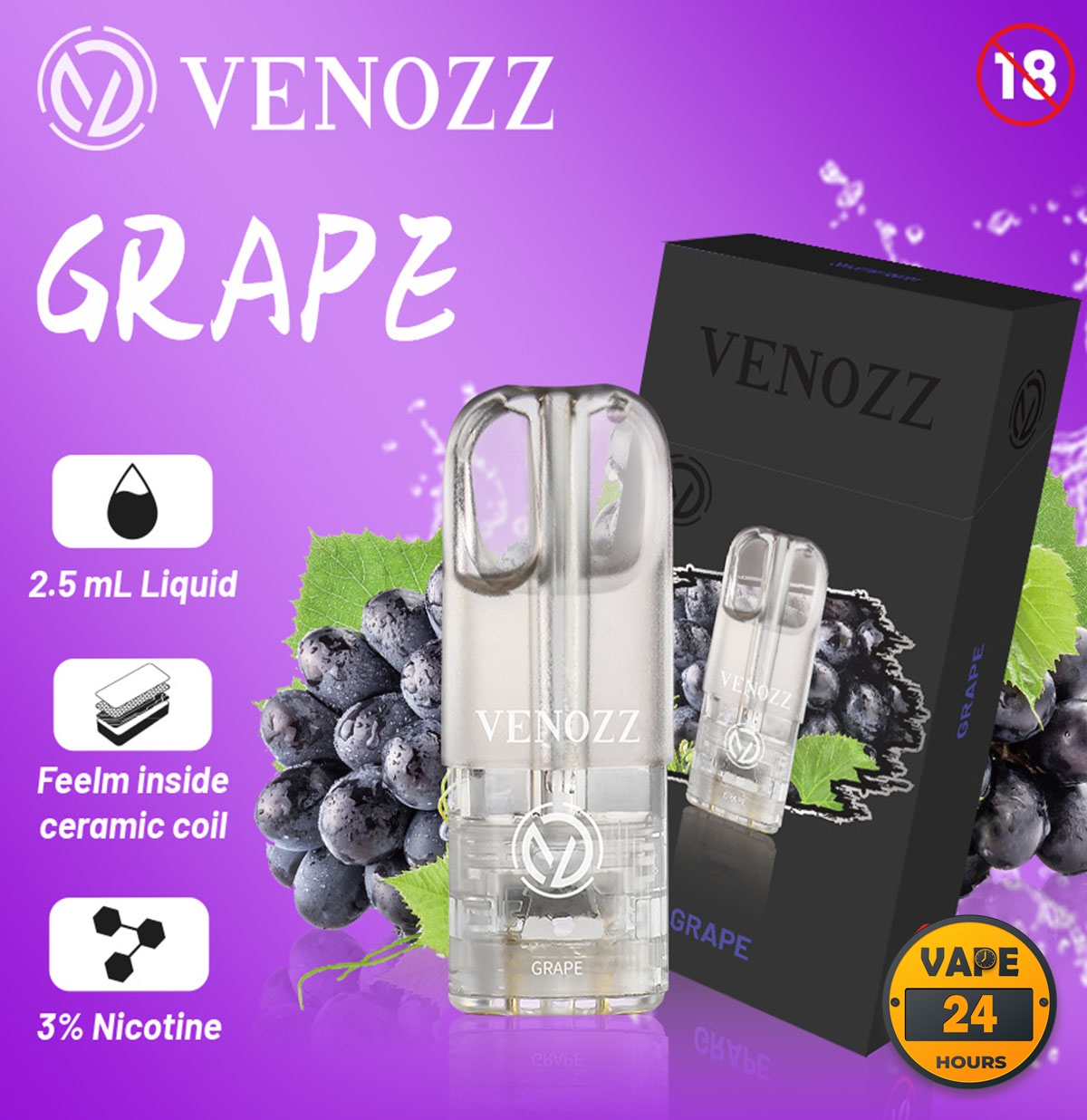 หัว Venozz Pod 2.5ML