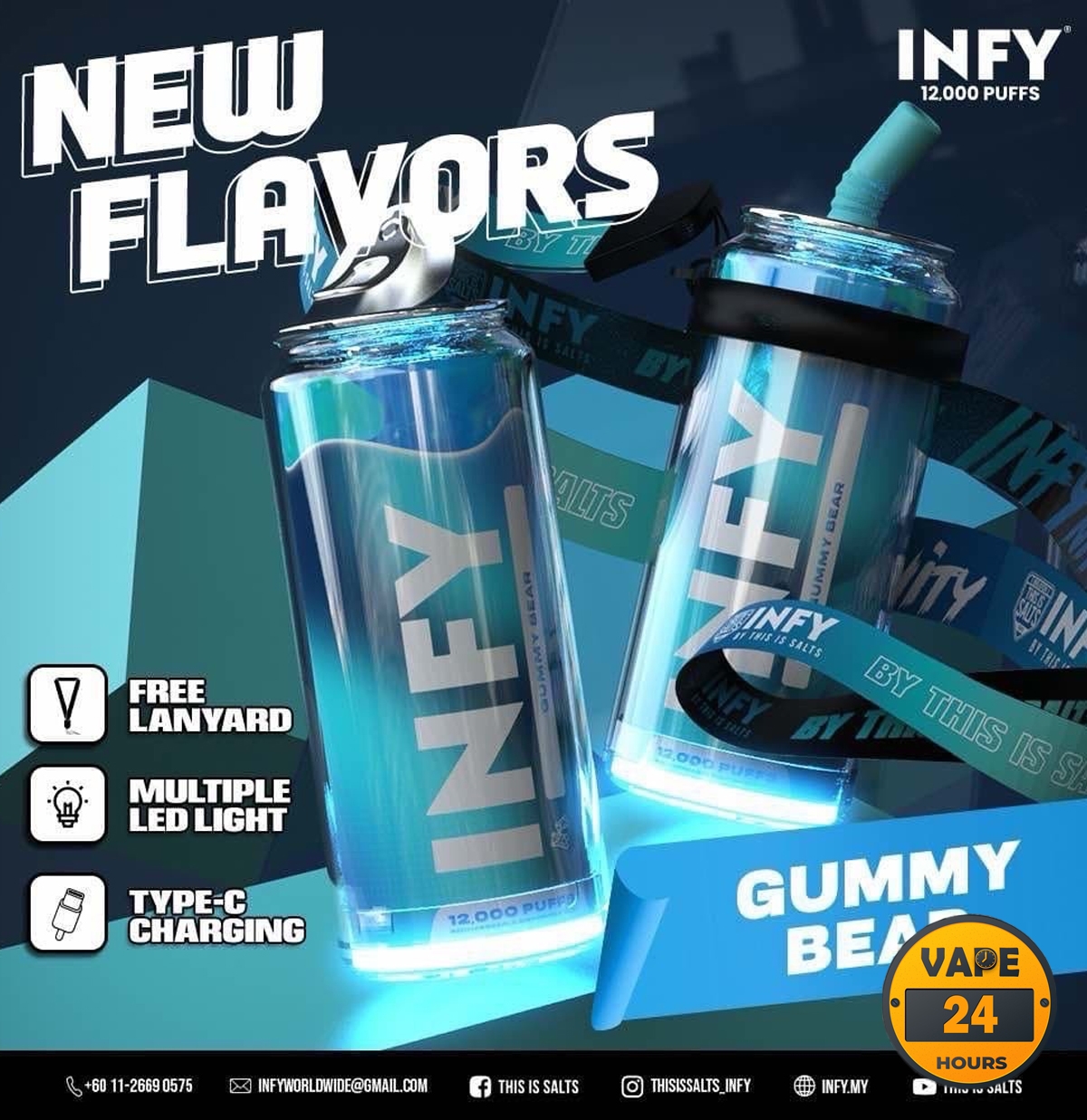 INFY 12K 12000 Puffs