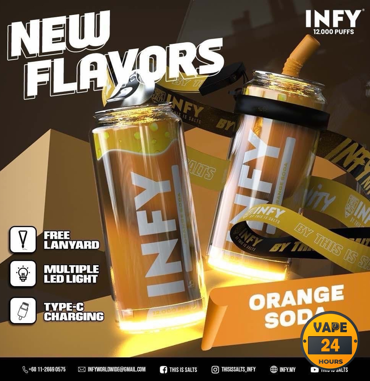 INFY 12K 12000 Puffs