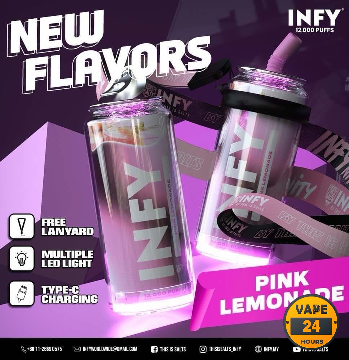 INFY 12K 12000 Puffs