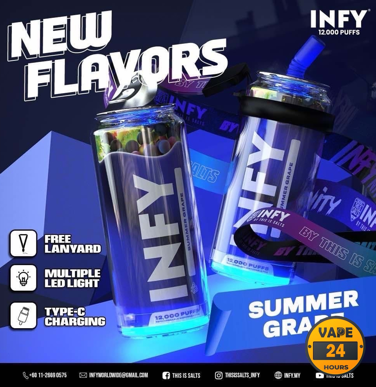 INFY 12K 12000 Puffs