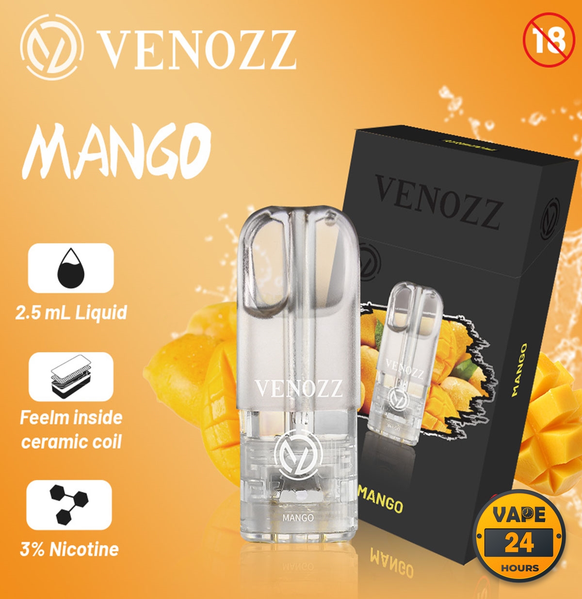 หัว Venozz Pod 2.5ML