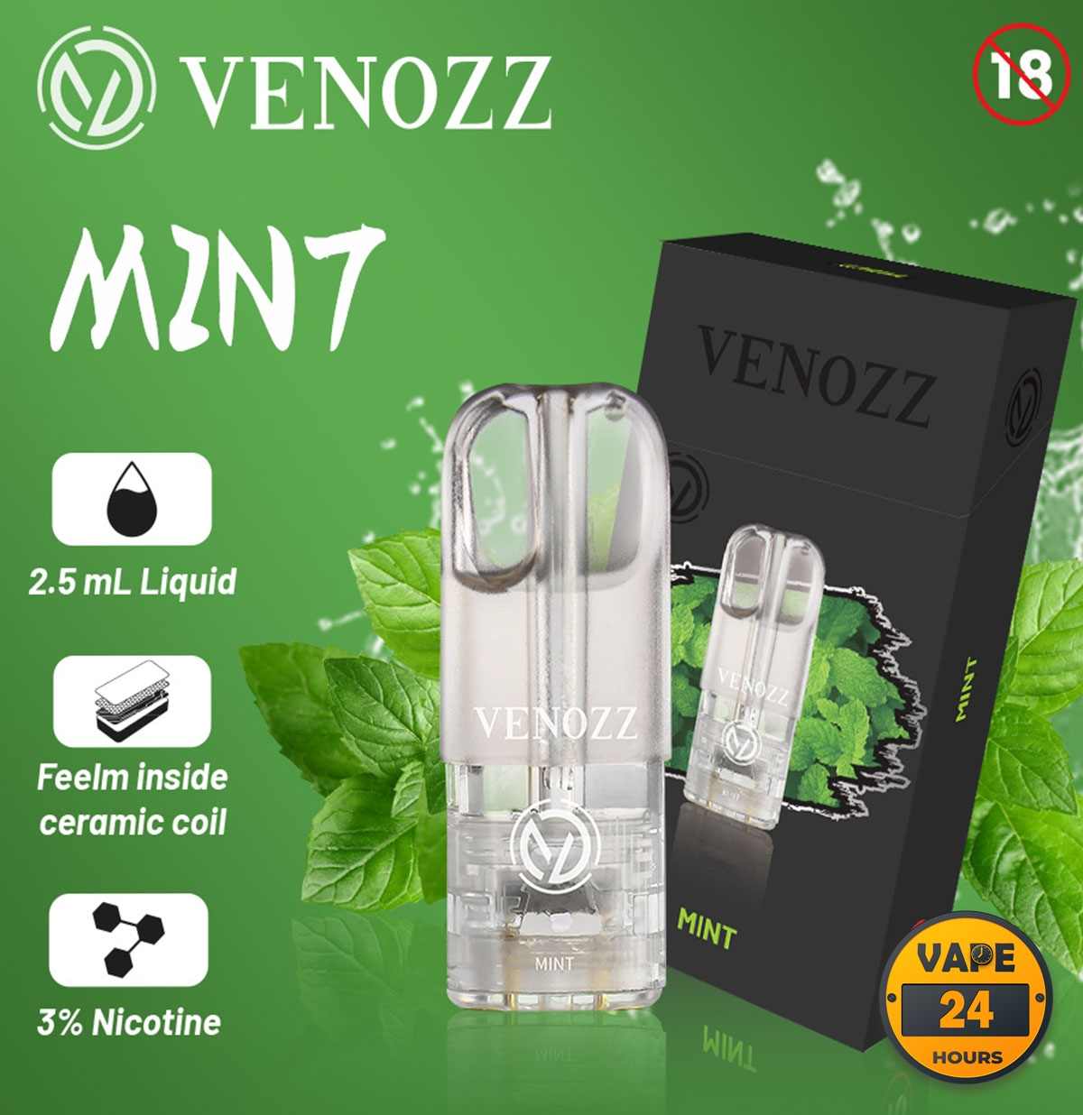 หัว Venozz Pod 2.5ML
