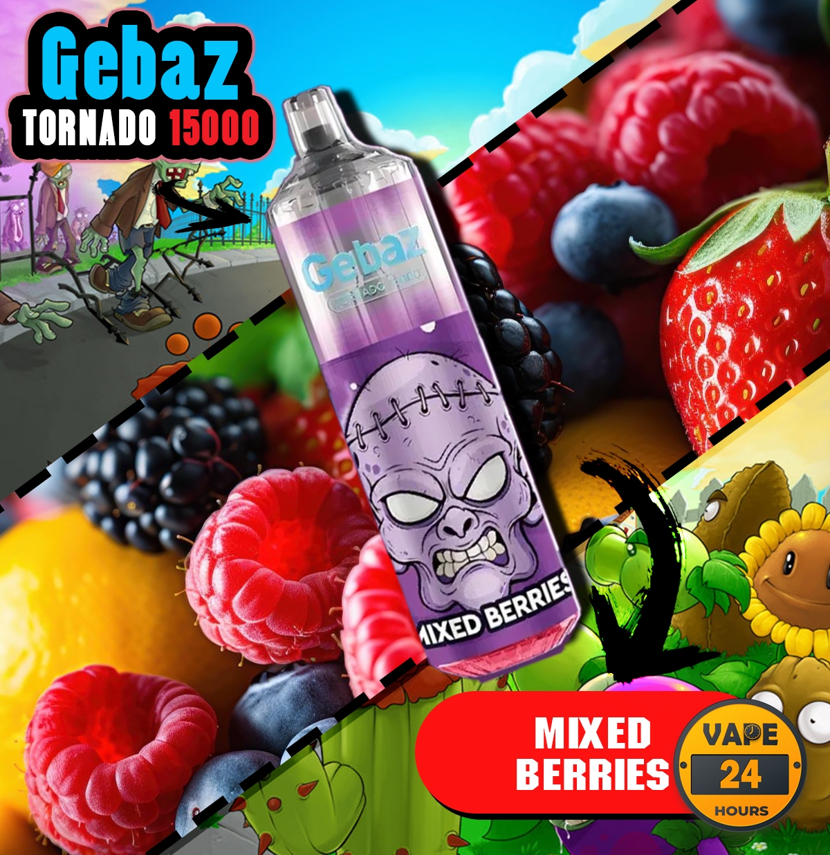 Gebaz Tornado 15000 Puffs