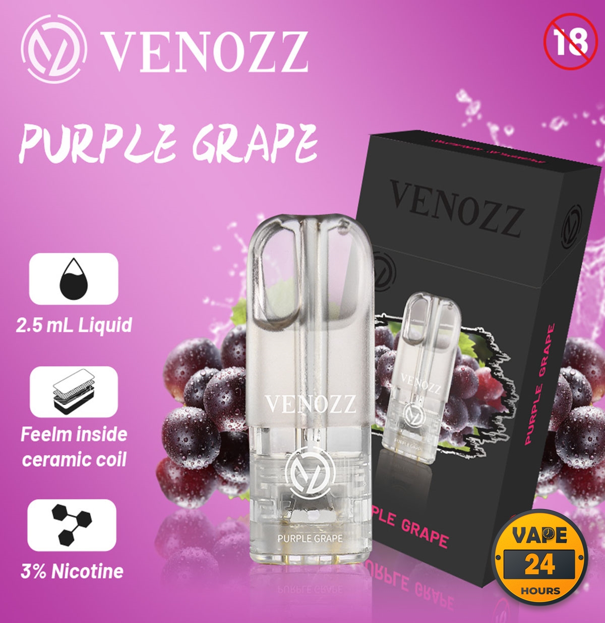 หัว Venozz Pod 2.5ML