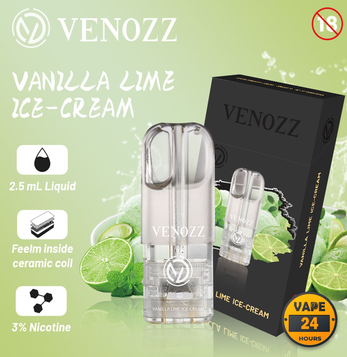 หัว Venozz Pod 2.5ML