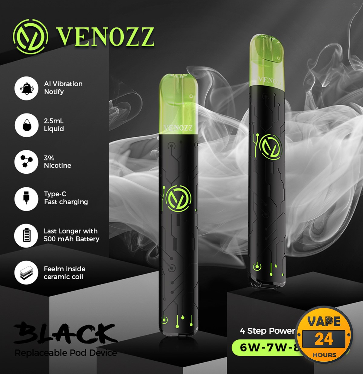 Venozz pod Device 500mAh