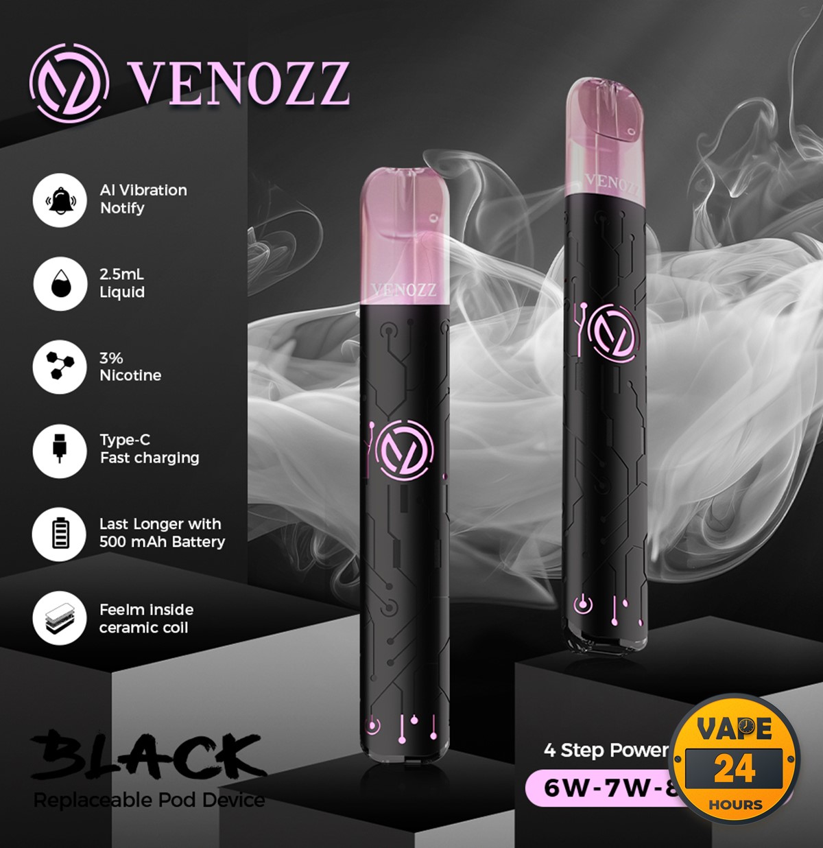 Venozz pod Device 500mAh