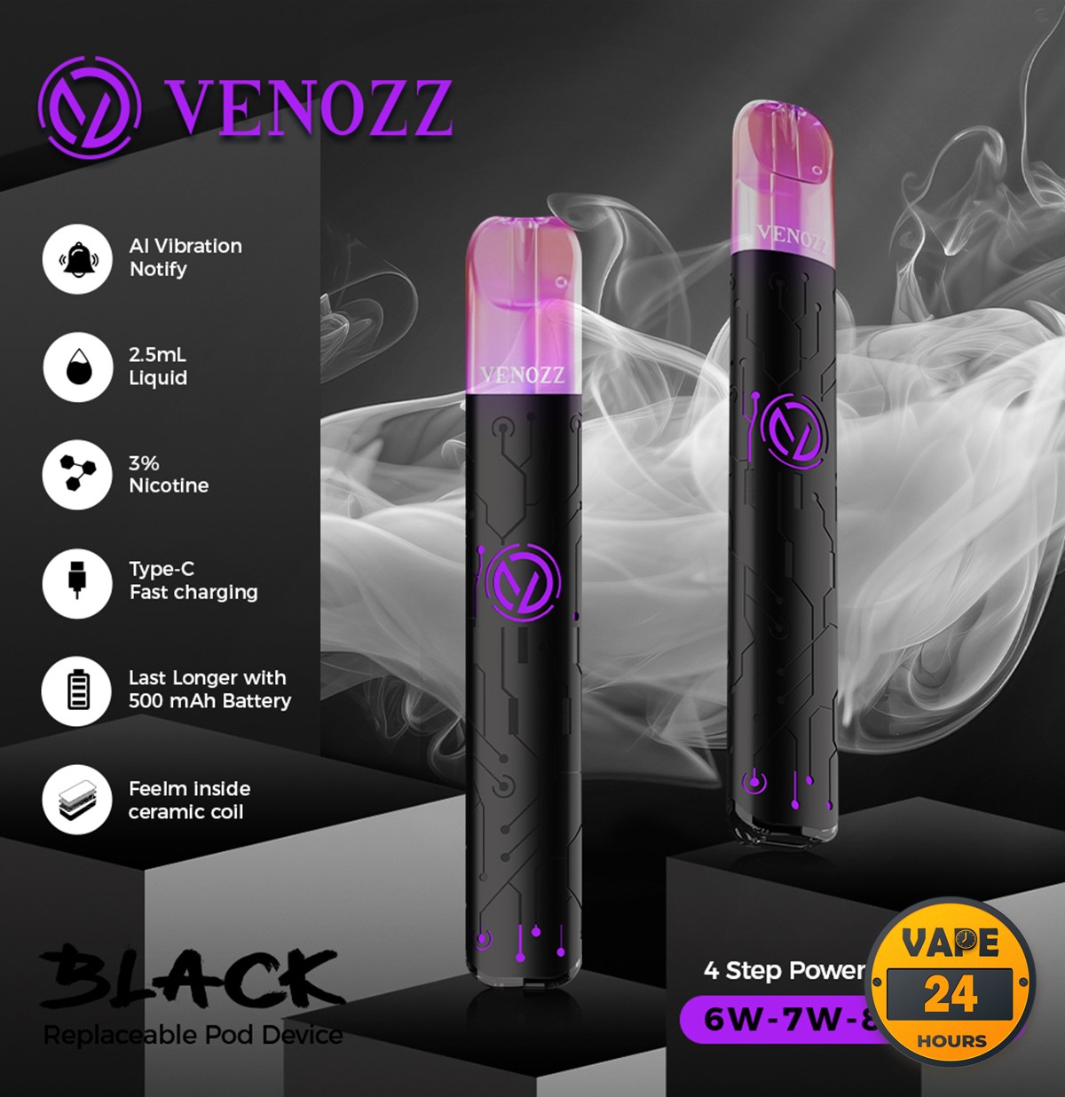 Venozz pod Device 500mAh
