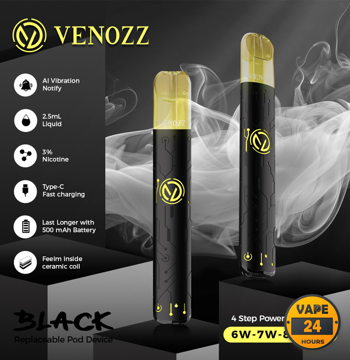 Venozz pod Device 500mAh