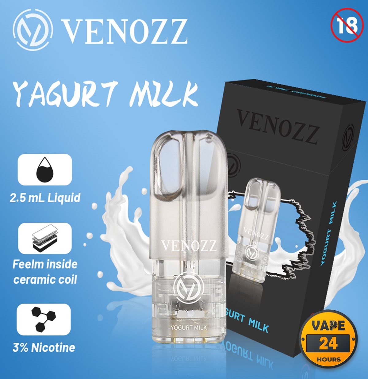 หัว Venozz Pod 2.5ML