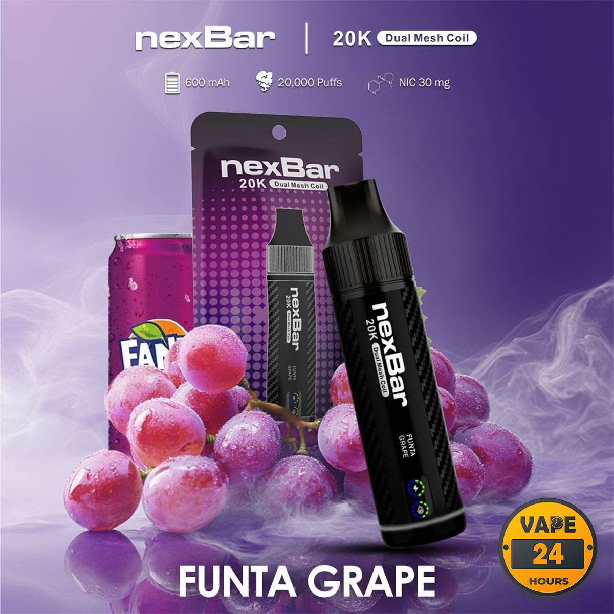 NEX BAR 20000 PUFFS